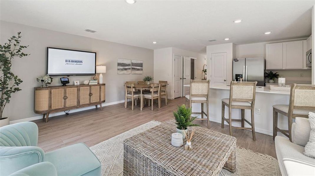 Furnished interior view inside a new home in Evergreen Park, Kissimmee (Image 3).