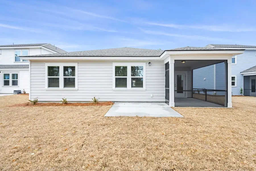 Exterior details and patio area of a home in Salem Bay, Beaufort (Image 3).