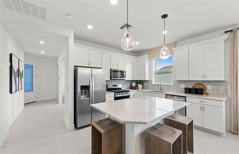 Furnished interior view inside a new home in Shores at Stillwater, Englewood (Image 7).