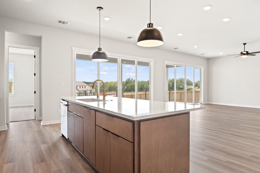 Furnished interior view inside a new home in Lariat, Liberty Hill (Image 10).