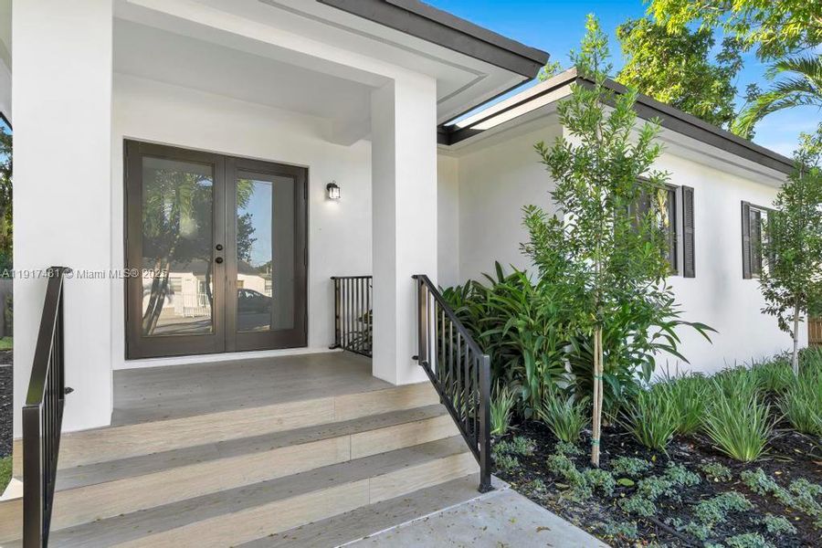 Exterior details and patio area of a home in , Miami (Image 20). Exterior details and patio area of a home in , Miami (Image 20).