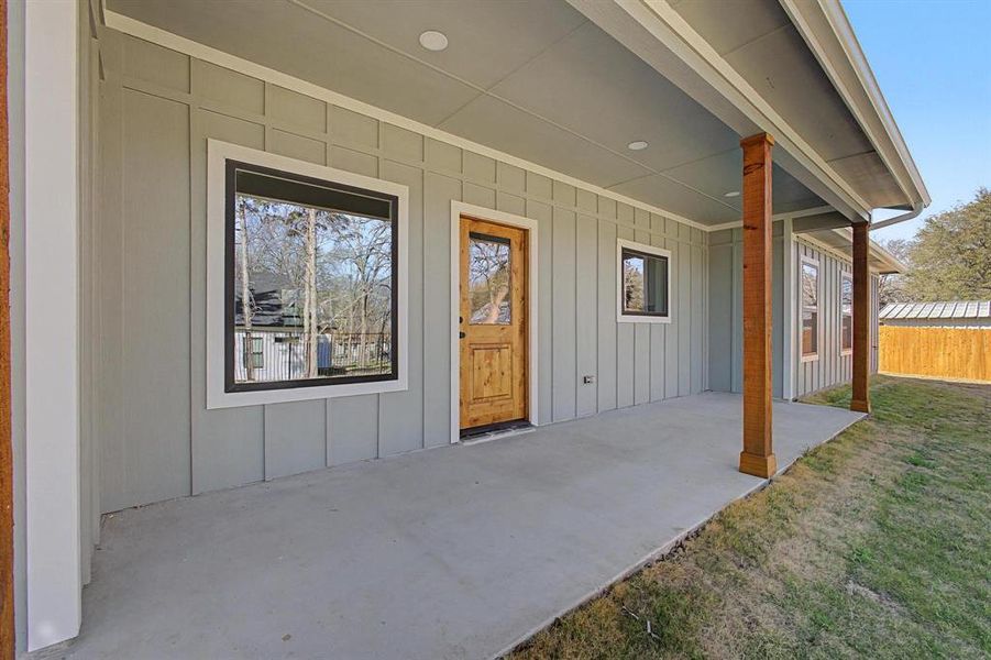 Exterior details and patio area of a home in , Pottsboro (Image 21).