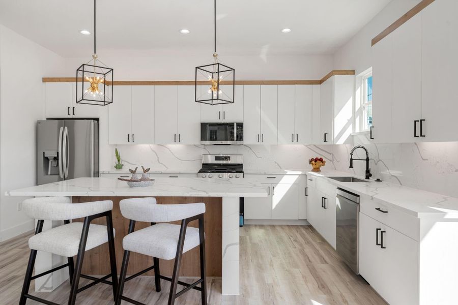 Furnished interior view inside a new home in , Houston (Image 12).