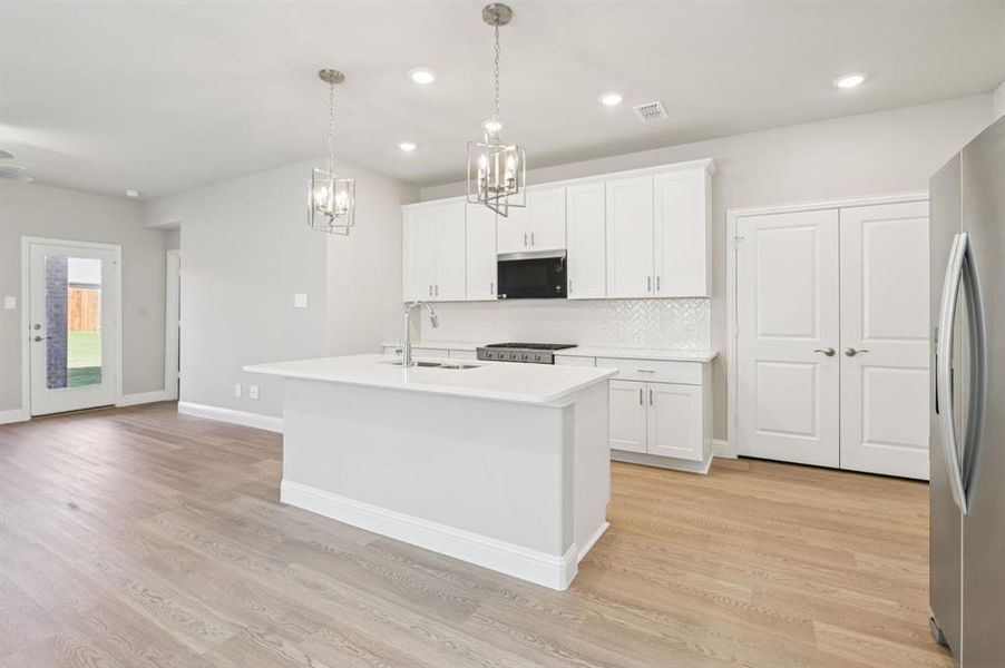 Furnished interior view inside a new home in Simpson Crossing - Spring Series, McKinney (Image 8).