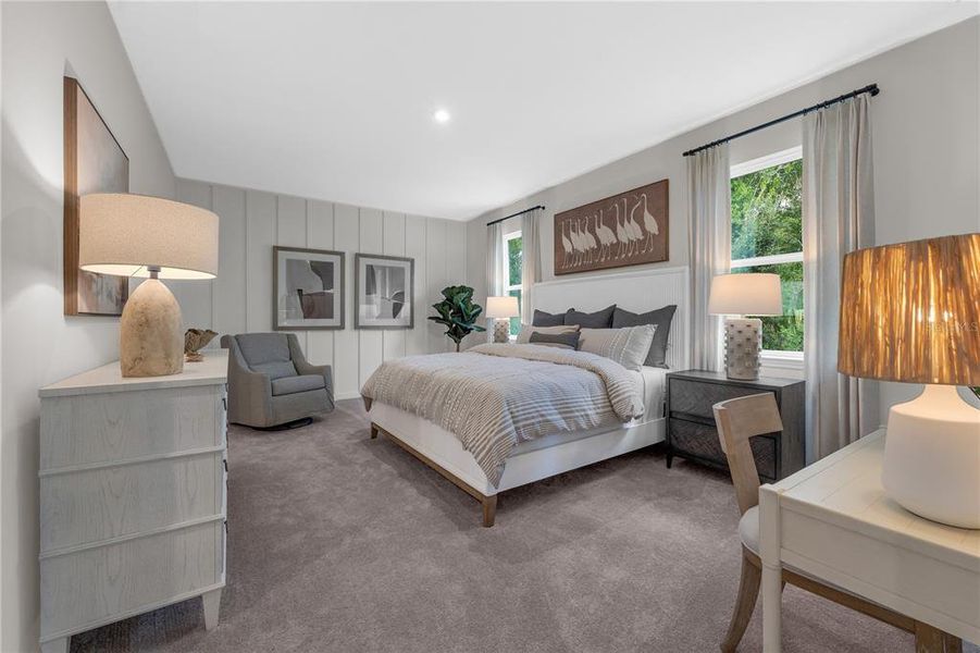 Furnished interior view inside a new home in Green Leaf, West Melbourne (Image 36).