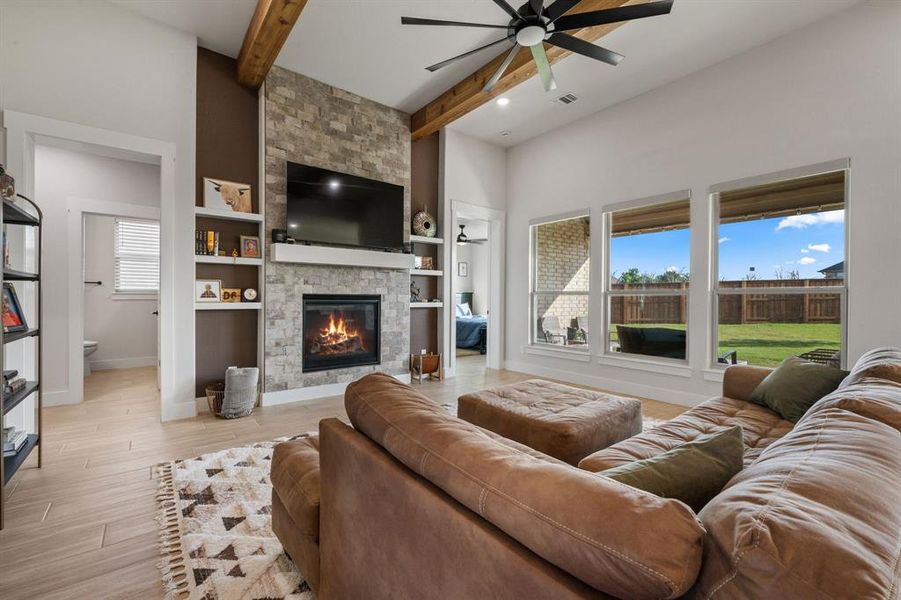 Furnished interior view inside a new home in Pecan Plantation, Granbury (Image 5).