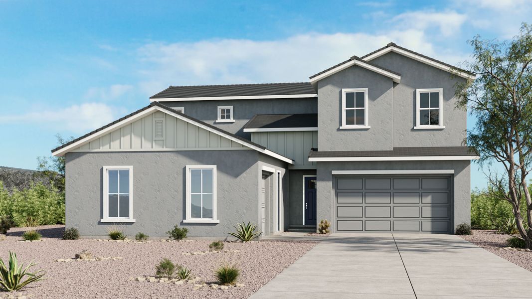 Representative exterior photo of a completed home built from the Olympic by Taylor Morrison in Saddleback, Peoria, AZ (Image 4). Representative exterior photo of a completed home built from the Olympic by Taylor Morrison in Saddleback, Peoria, AZ (Image 4).
