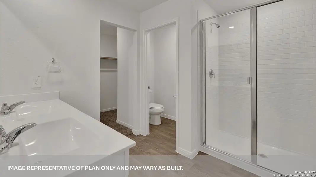 Furnished interior view inside a new home in Trace, San Marcos (Image 8).