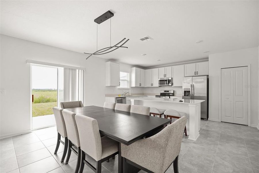 Furnished interior view inside a new home in Knightsbridge, Kissimmee (Image 12). Furnished interior view inside a new home in Knightsbridge, Kissimmee (Image 12).