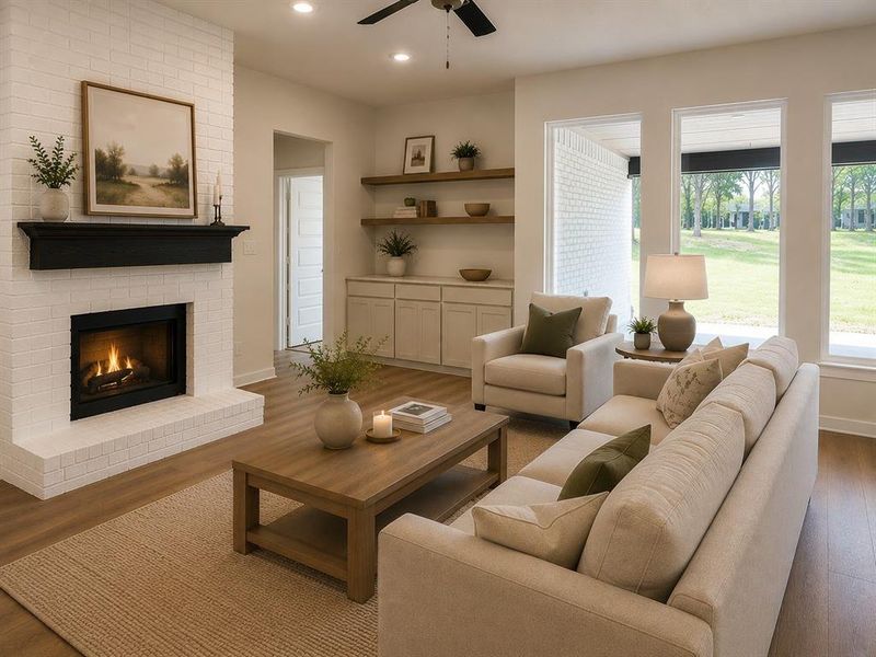 Virtually Staged Living Room Virtually Staged Living Room
