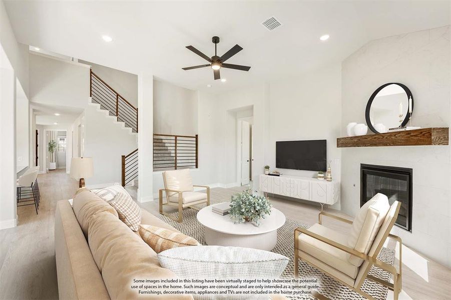 Furnished interior view inside a new home in Somerset, Venus (Image 18).