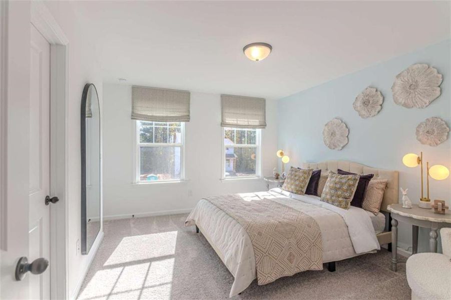 Furnished interior view inside a new home in , Locust Grove (Image 9).