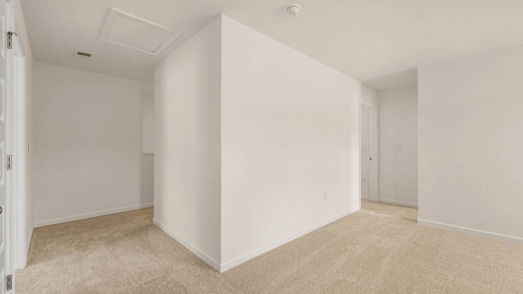 Representative unfurnished interior of a home built from the Dennis by D.R. Horton in Glenmaye, Hampton (Image 27).