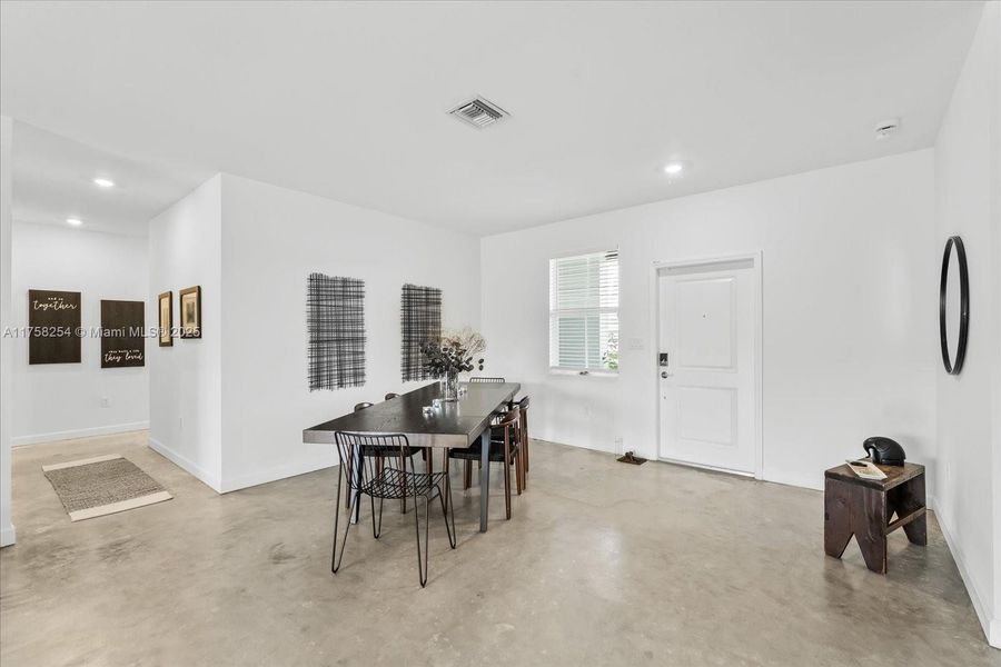 Furnished interior view inside a new home in , Miami (Image 19).