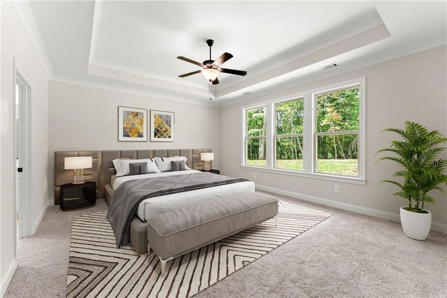 Furnished interior view inside a new home in , Demorest (Image 17).