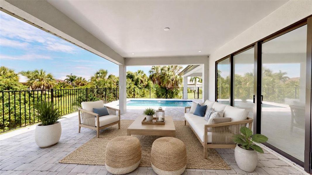 Exterior details and patio area of a home in , Punta Gorda (Image 4).