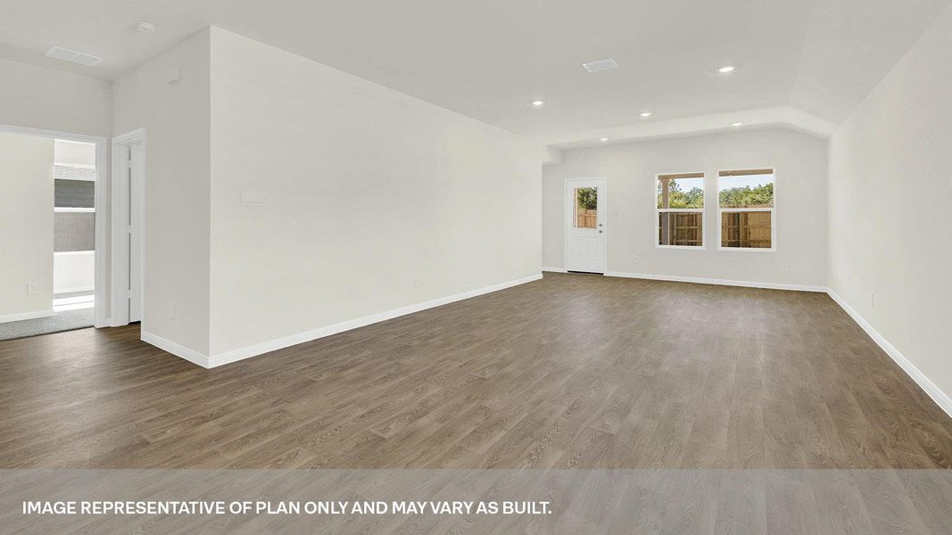 Spacious, unfurnished interior of a new home in Paramount, Kyle (Image 14).