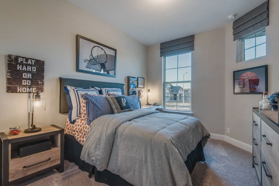 Representative furnished interior of a home built from the Asher by Chesmar Homes in Buffalo Crossing, Cibolo (Image 7).