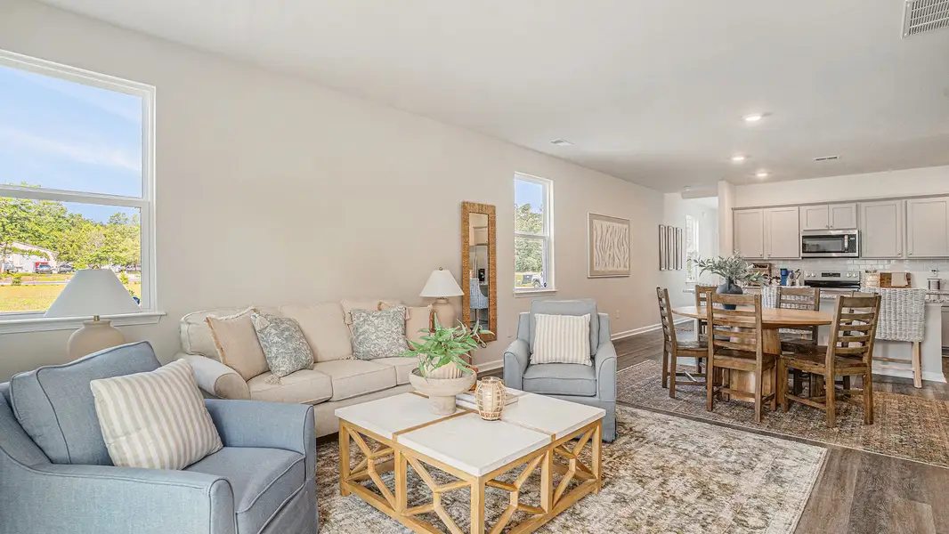 Furnished interior view inside a new home in Preserve at Cypress Commons, Conway (Image 7). Furnished interior view inside a new home in Preserve at Cypress Commons, Conway (Image 7).
