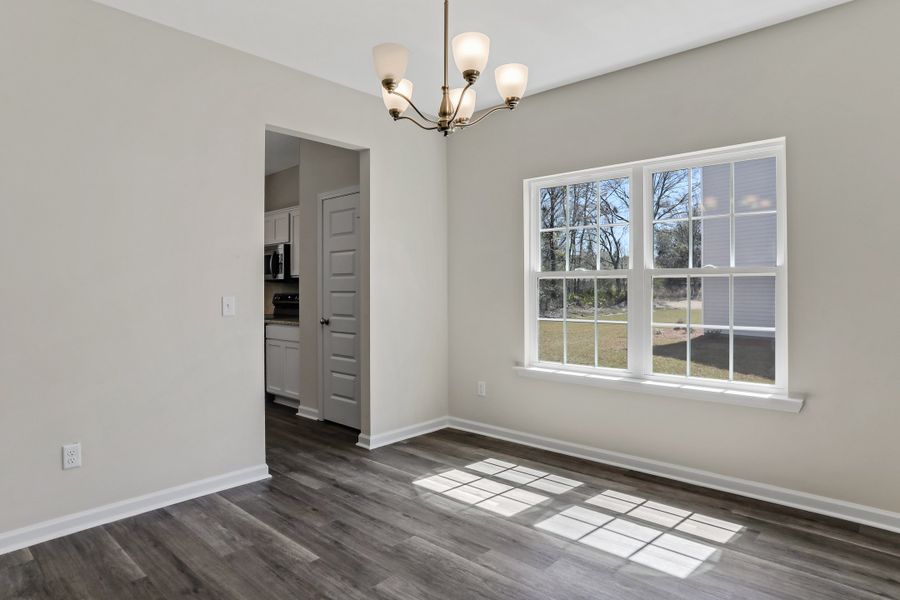 Representative unfurnished interior of a home built from the The Cedar Creek by RTS Homes in Grand Reserve, Hinesville (Image 13).