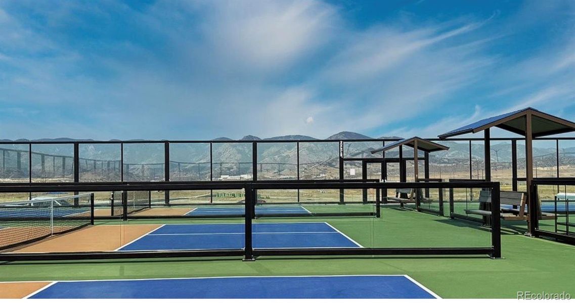 Community Pickleball Courts.