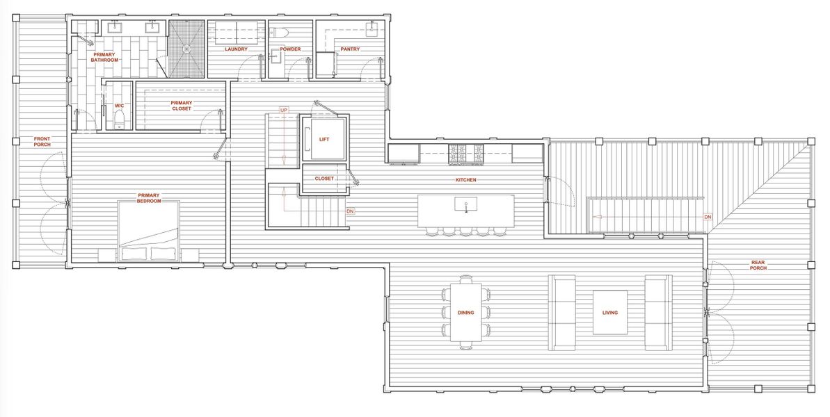 2D floor plan layout of this home in , Edisto Island, SC (Image 6).