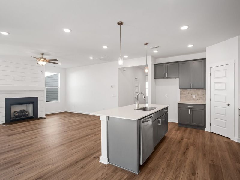 Furnished interior view inside a new home in Sage Farms, White House (Image 10).