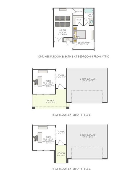 2D floor plan layout of this home in Wolf Ranch, Georgetown, TX (Image 5). 2D floor plan layout of this home in Wolf Ranch, Georgetown, TX (Image 5).