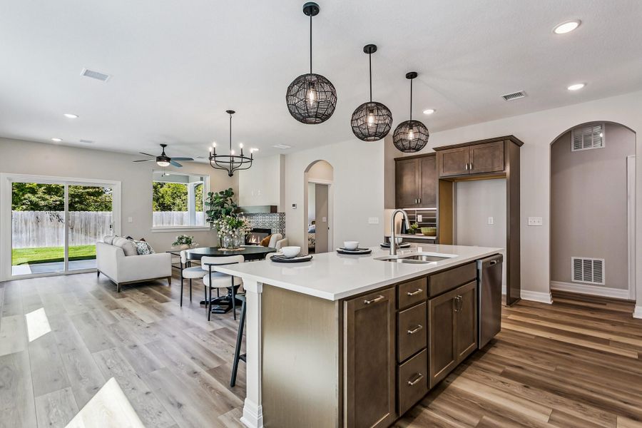 Furnished interior view inside a new home in Heritage Commons, Andover (Image 7).