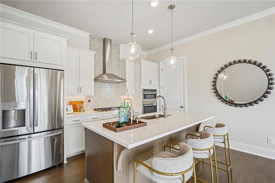 Furnished interior view inside a new home in Aberdeen, Hoschton (Image 18).