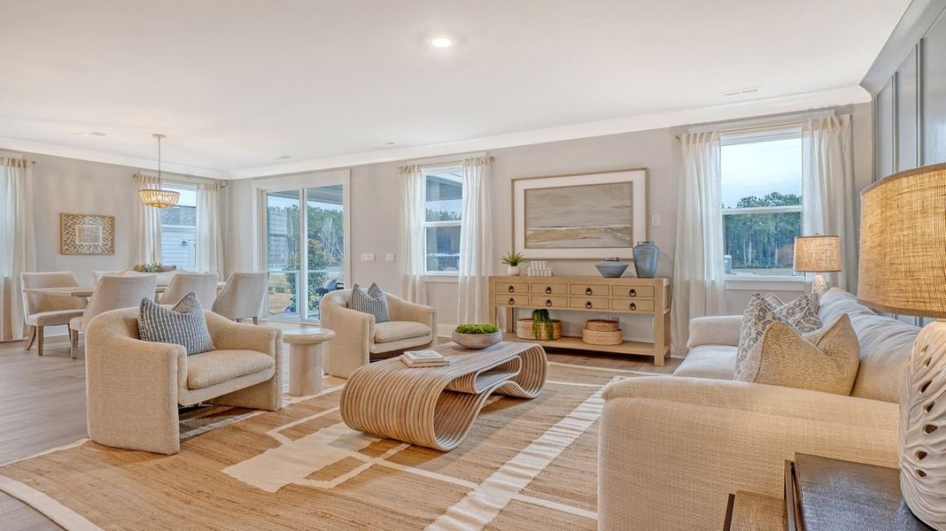 Furnished interior view inside a new home in Laurel Grove, Guyton (Image 3). Furnished interior view inside a new home in Laurel Grove, Guyton (Image 3).