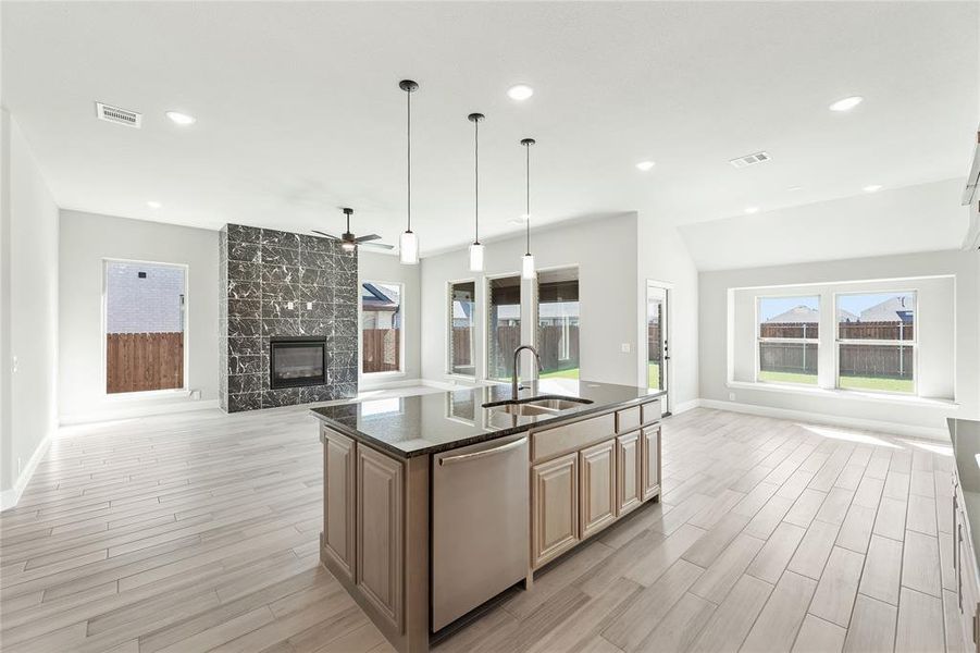 Furnished interior view inside a new home in The Oaks, Red Oak (Image 11). Furnished interior view inside a new home in The Oaks, Red Oak (Image 11).