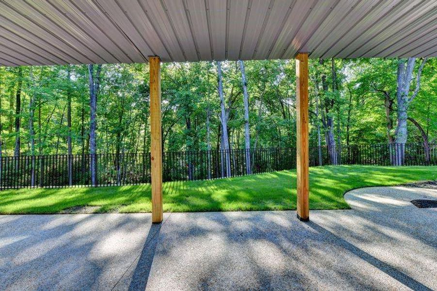 Exterior details and patio area of a home in , Gainesville (Image 31).