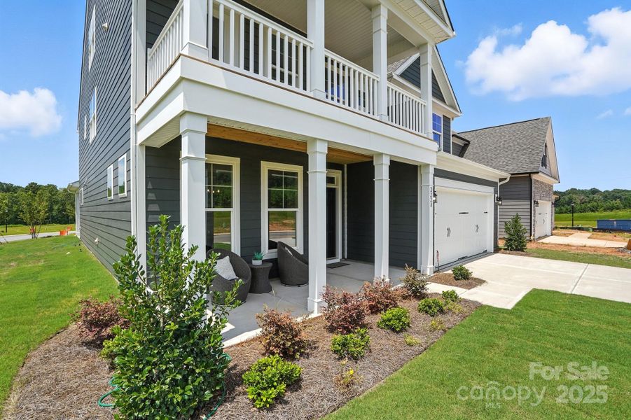 Front exterior of a new home in , Sherrills Ford, NC, highlighting curb appeal (Image 25). Front exterior of a new home in , Sherrills Ford, NC, highlighting curb appeal (Image 25).