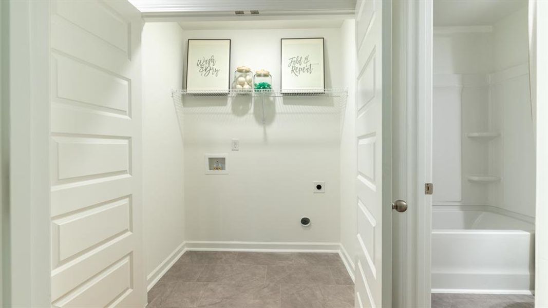 Furnished interior view inside a new home in Towns at Monroe, Atlanta (Image 24). Furnished interior view inside a new home in Towns at Monroe, Atlanta (Image 24).