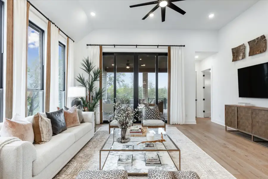 Representative Family Room - some options shown