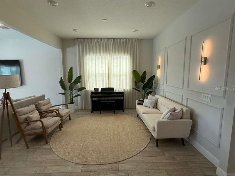 Furnished interior view inside a new home in Parkview Reserve, Orlando (Image 49).