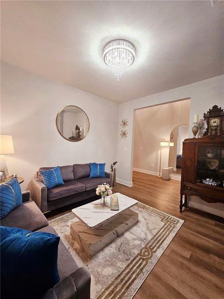 Furnished interior view inside a new home in , Homer (Image 6). Furnished interior view inside a new home in , Homer (Image 6).