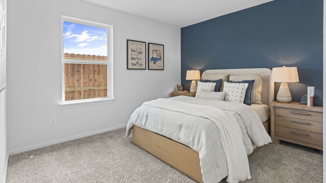 Furnished interior view inside a new home in Tamarron, Fulshear (Image 8).