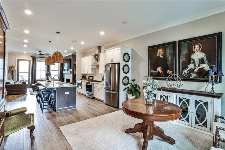 Furnished interior view inside a new home in Waterside Condos, Peachtree Corners (Image 8).