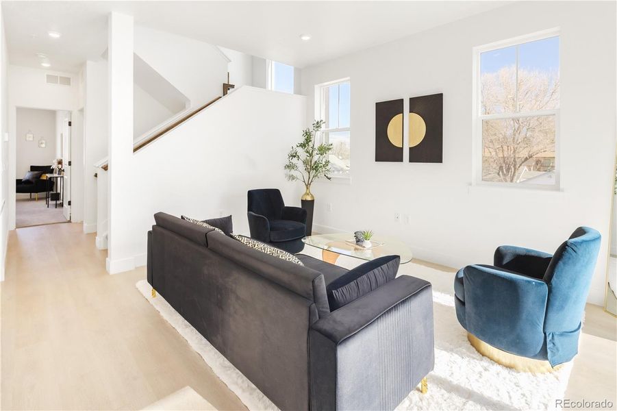 Furnished interior view inside a new home in , Arvada (Image 33).