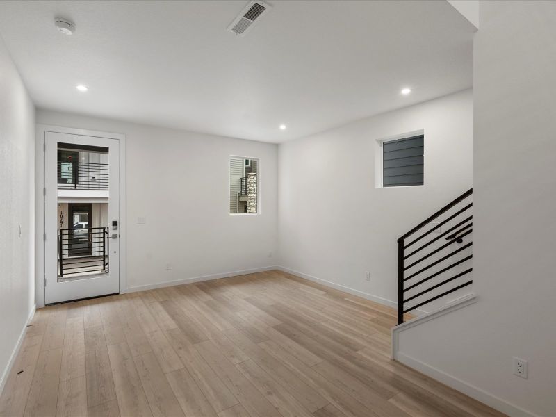 Spacious, unfurnished interior of a new home in Parkside at Victory Ridge, Colorado Springs (Image 18).