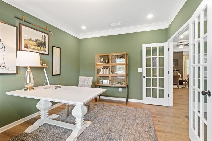 Furnished interior view inside a new home in Jones Ridge, Dallas (Image 5).