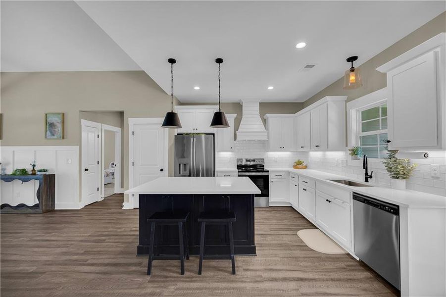 Furnished interior view inside a new home in , Social Circle (Image 44).