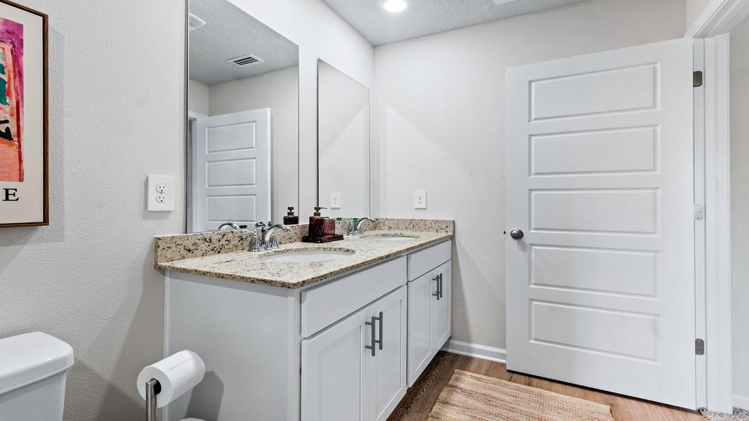 Furnished interior view inside a new home in Olson Ridge, Tallahassee (Image 34).