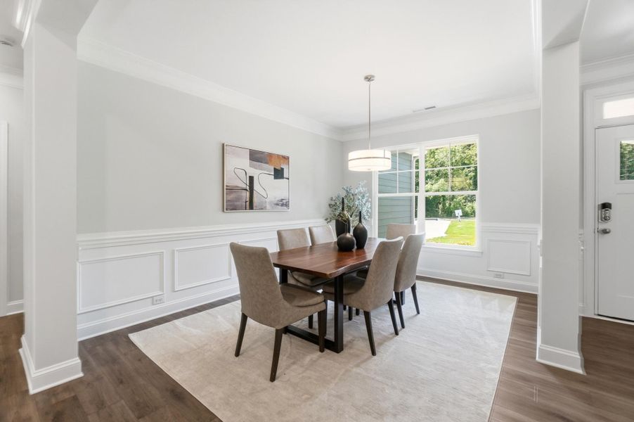 Furnished interior view inside a new home in Chasewood, Mint Hill (Image 9).