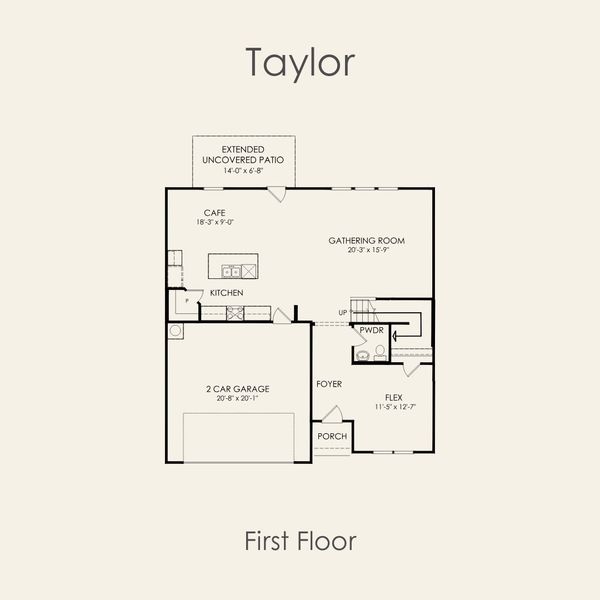 2D floor plan layout for the Taylor by Pulte Homes in Lagos, Manor, TX (Image 4). 2D floor plan layout for the Taylor by Pulte Homes in Lagos, Manor, TX (Image 4).