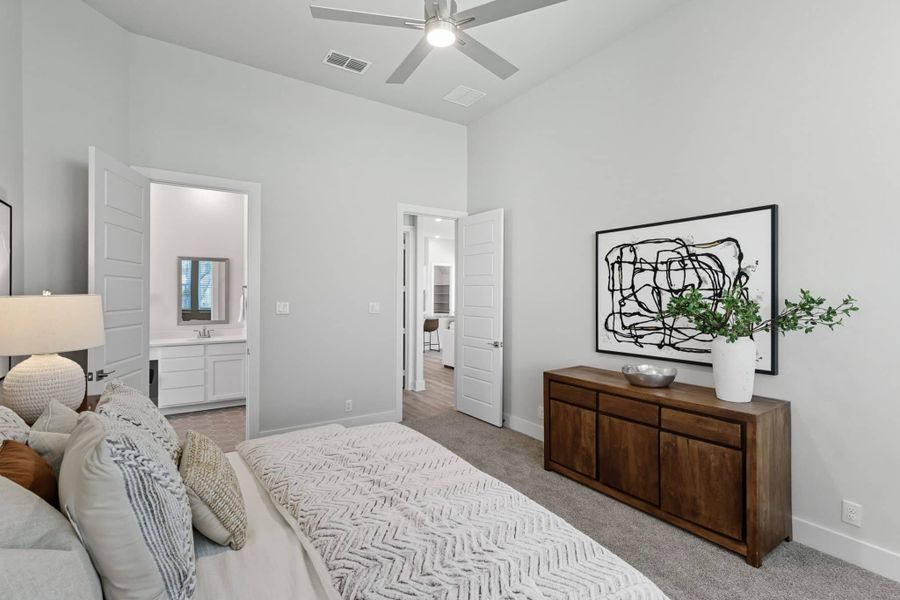 Furnished interior view inside a new home in Prominence – Now Selling, San Antonio (Image 16).