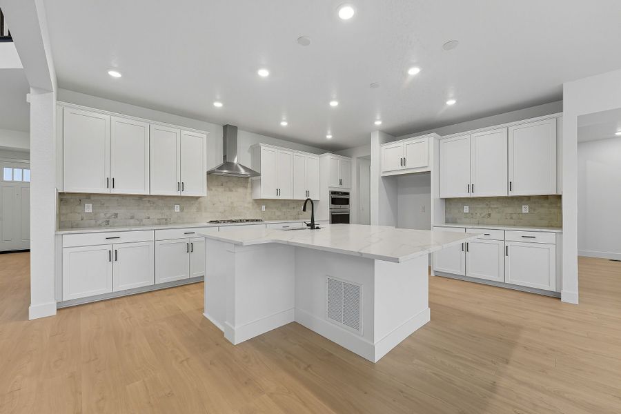 Furnished interior view inside a new home in Trailstone, Arvada (Image 4).