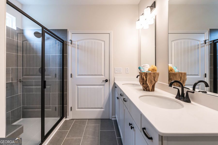 Furnished interior view inside a new home in Cobblestone Crossing Commons, Byron (Image 19).